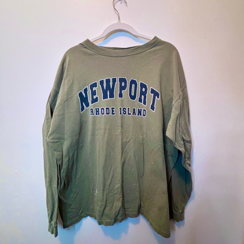 Newport Rhode Island Long Sleeve Oversized